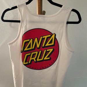 90s Santa Cruz Skateboards - Tank Top - Size Small